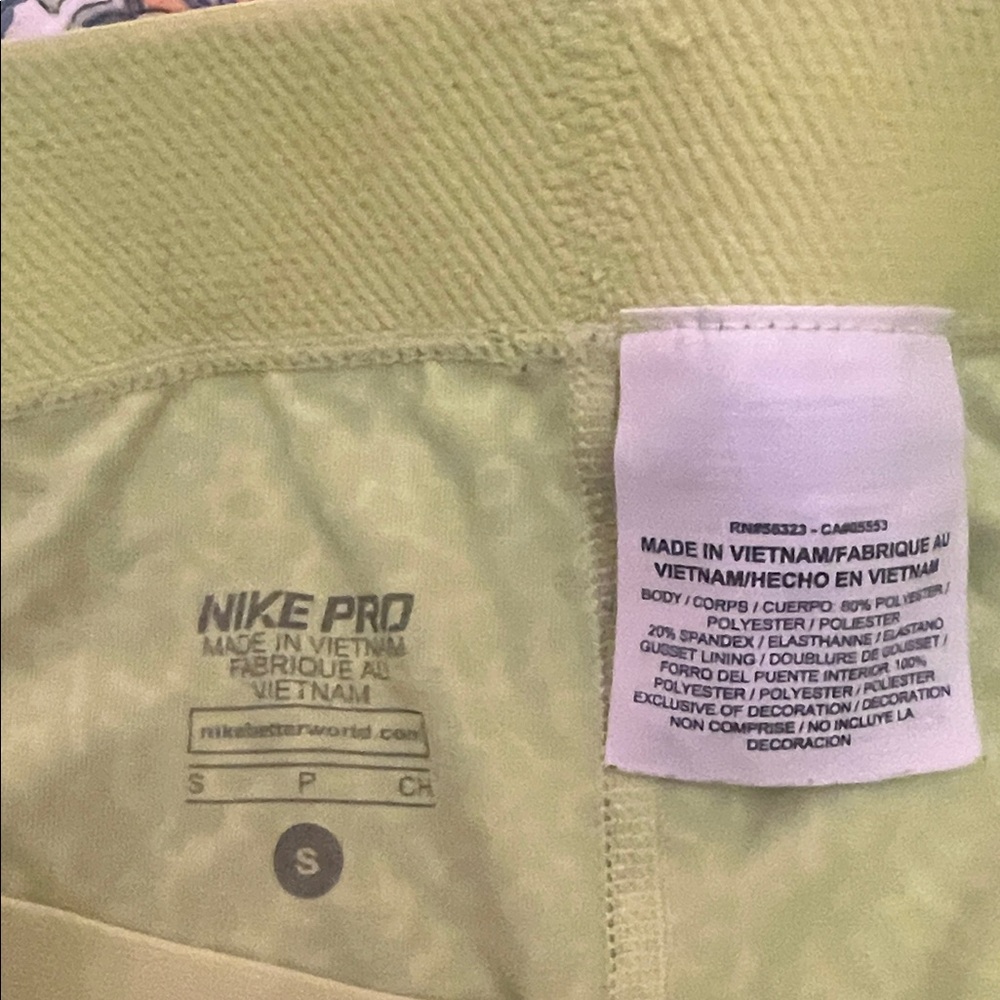 Nike Women's Athletic Shorts in Black and Gold Print - Picture 9 of 9